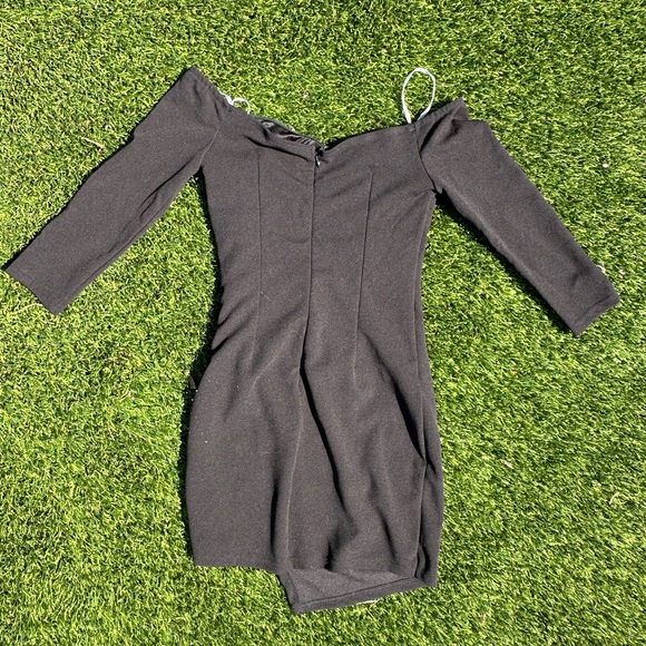 EUC Lulus black three quarter sleeve dress in Small - Picture 3 of 6